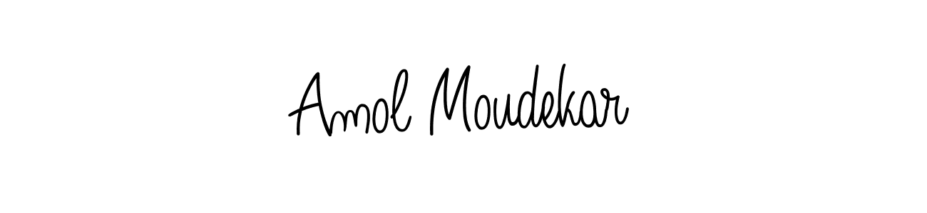 Also we have Amol Moudekar name is the best signature style. Create professional handwritten signature collection using Angelique-Rose-font-FFP autograph style. Amol Moudekar signature style 5 images and pictures png