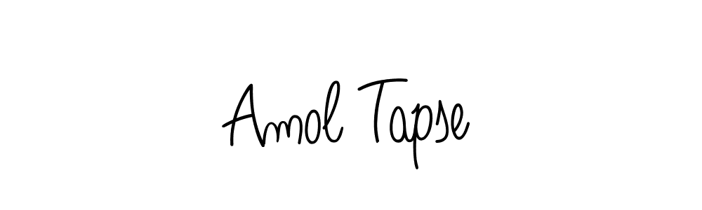 You should practise on your own different ways (Angelique-Rose-font-FFP) to write your name (Amol Tapse) in signature. don't let someone else do it for you. Amol Tapse signature style 5 images and pictures png