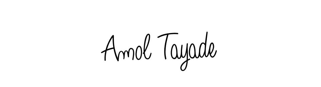 How to make Amol Tayade signature? Angelique-Rose-font-FFP is a professional autograph style. Create handwritten signature for Amol Tayade name. Amol Tayade signature style 5 images and pictures png