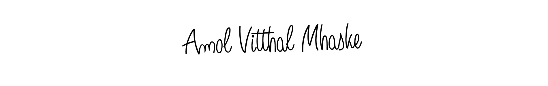 Make a beautiful signature design for name Amol Vitthal Mhaske. Use this online signature maker to create a handwritten signature for free. Amol Vitthal Mhaske signature style 5 images and pictures png
