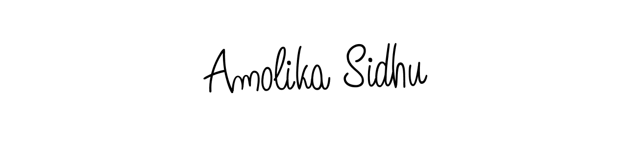 Angelique-Rose-font-FFP is a professional signature style that is perfect for those who want to add a touch of class to their signature. It is also a great choice for those who want to make their signature more unique. Get Amolika Sidhu name to fancy signature for free. Amolika Sidhu signature style 5 images and pictures png