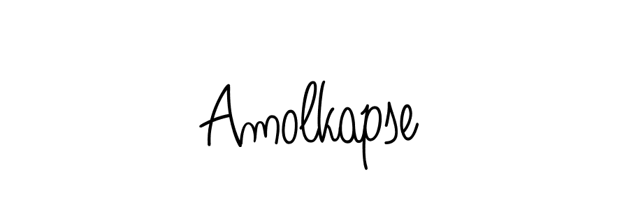 It looks lik you need a new signature style for name Amolkapse. Design unique handwritten (Angelique-Rose-font-FFP) signature with our free signature maker in just a few clicks. Amolkapse signature style 5 images and pictures png