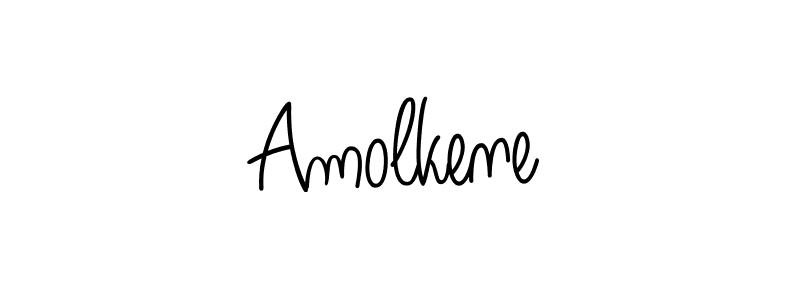 if you are searching for the best signature style for your name Amolkene. so please give up your signature search. here we have designed multiple signature styles  using Angelique-Rose-font-FFP. Amolkene signature style 5 images and pictures png