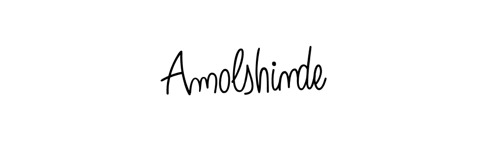 Also we have Amolshinde name is the best signature style. Create professional handwritten signature collection using Angelique-Rose-font-FFP autograph style. Amolshinde signature style 5 images and pictures png