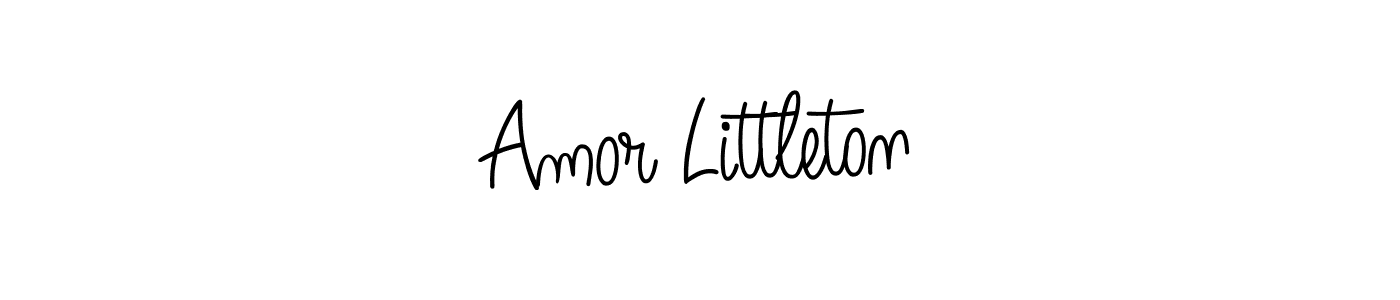 The best way (Angelique-Rose-font-FFP) to make a short signature is to pick only two or three words in your name. The name Amor Littleton include a total of six letters. For converting this name. Amor Littleton signature style 5 images and pictures png