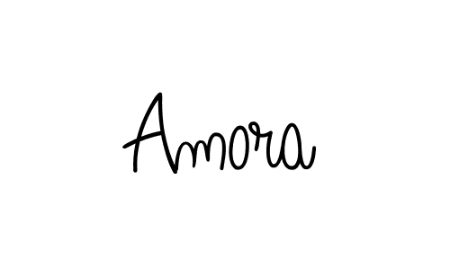 Use a signature maker to create a handwritten signature online. With this signature software, you can design (Angelique-Rose-font-FFP) your own signature for name Amora. Amora signature style 5 images and pictures png