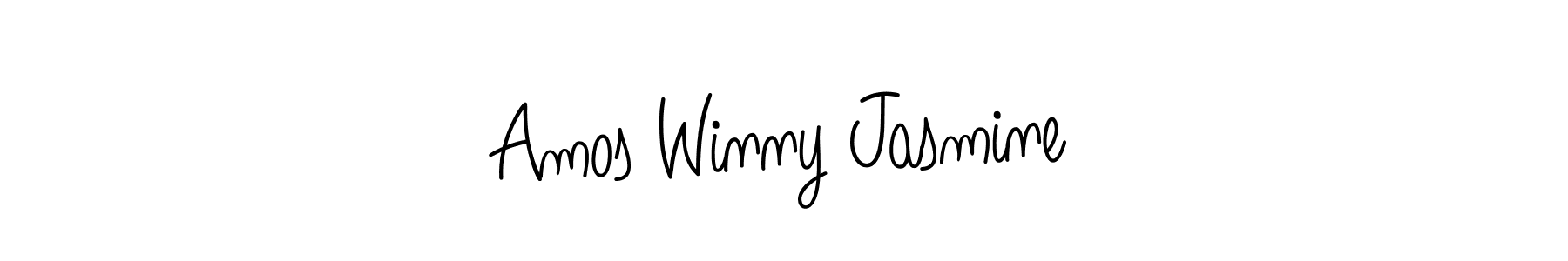 Also You can easily find your signature by using the search form. We will create Amos Winny Jasmine name handwritten signature images for you free of cost using Angelique-Rose-font-FFP sign style. Amos Winny Jasmine signature style 5 images and pictures png