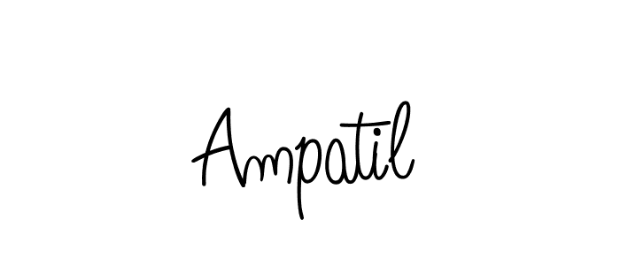 How to Draw Ampatil signature style? Angelique-Rose-font-FFP is a latest design signature styles for name Ampatil. Ampatil signature style 5 images and pictures png