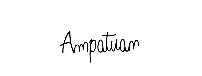 You should practise on your own different ways (Angelique-Rose-font-FFP) to write your name (Ampatuan) in signature. don't let someone else do it for you. Ampatuan signature style 5 images and pictures png