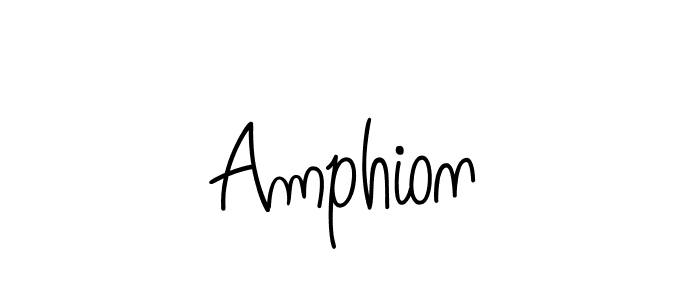 You should practise on your own different ways (Angelique-Rose-font-FFP) to write your name (Amphion) in signature. don't let someone else do it for you. Amphion signature style 5 images and pictures png