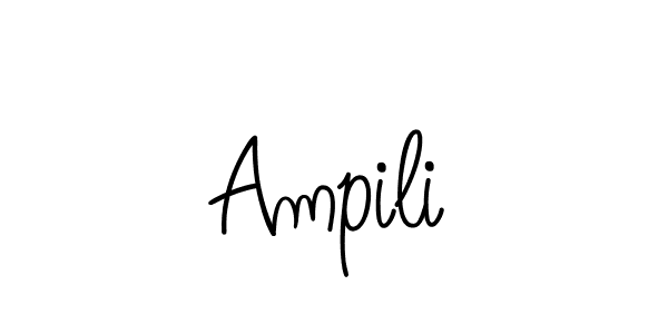 if you are searching for the best signature style for your name Ampili. so please give up your signature search. here we have designed multiple signature styles  using Angelique-Rose-font-FFP. Ampili signature style 5 images and pictures png