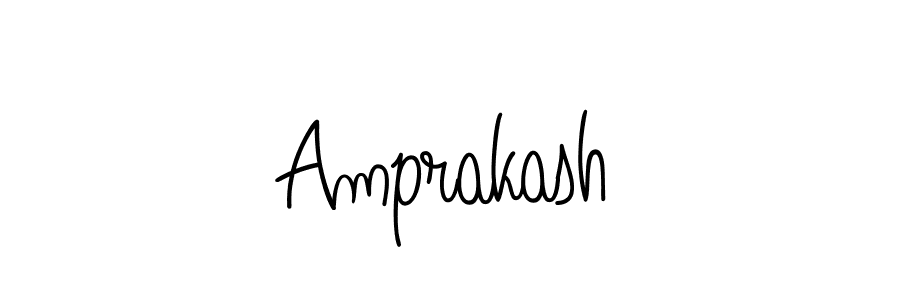 How to make Amprakash signature? Angelique-Rose-font-FFP is a professional autograph style. Create handwritten signature for Amprakash name. Amprakash signature style 5 images and pictures png