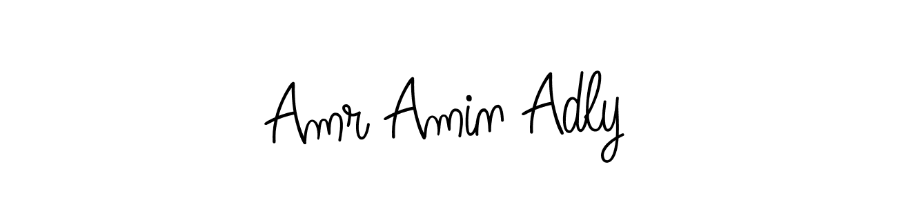 How to Draw Amr Amin Adly signature style? Angelique-Rose-font-FFP is a latest design signature styles for name Amr Amin Adly. Amr Amin Adly signature style 5 images and pictures png
