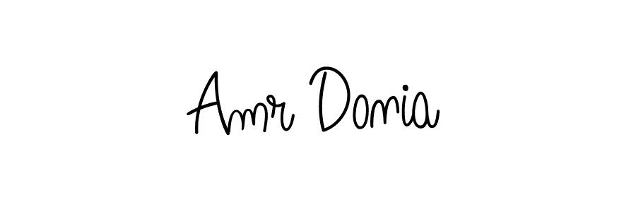 Also You can easily find your signature by using the search form. We will create Amr Donia name handwritten signature images for you free of cost using Angelique-Rose-font-FFP sign style. Amr Donia signature style 5 images and pictures png