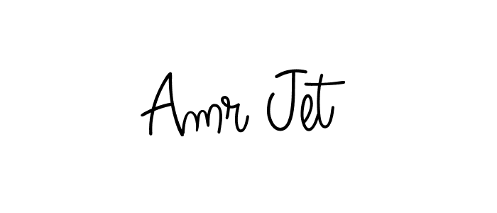 Also we have Amr Jet name is the best signature style. Create professional handwritten signature collection using Angelique-Rose-font-FFP autograph style. Amr Jet signature style 5 images and pictures png