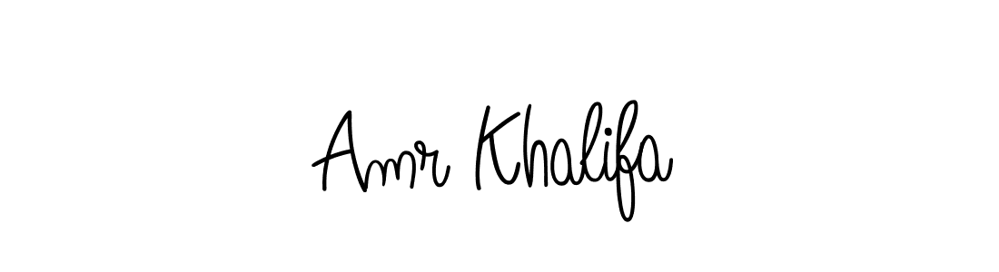 How to Draw Amr Khalifa signature style? Angelique-Rose-font-FFP is a latest design signature styles for name Amr Khalifa. Amr Khalifa signature style 5 images and pictures png