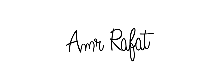 How to make Amr Rafat name signature. Use Angelique-Rose-font-FFP style for creating short signs online. This is the latest handwritten sign. Amr Rafat signature style 5 images and pictures png