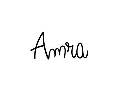 The best way (Angelique-Rose-font-FFP) to make a short signature is to pick only two or three words in your name. The name Amra include a total of six letters. For converting this name. Amra signature style 5 images and pictures png