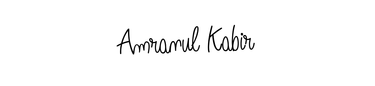 Amranul Kabir stylish signature style. Best Handwritten Sign (Angelique-Rose-font-FFP) for my name. Handwritten Signature Collection Ideas for my name Amranul Kabir. Amranul Kabir signature style 5 images and pictures png