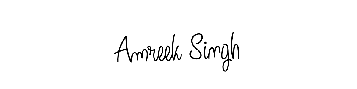 Make a beautiful signature design for name Amreek Singh. Use this online signature maker to create a handwritten signature for free. Amreek Singh signature style 5 images and pictures png