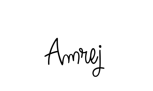 How to Draw Amrej signature style? Angelique-Rose-font-FFP is a latest design signature styles for name Amrej. Amrej signature style 5 images and pictures png