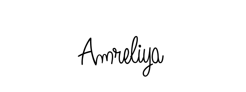 Make a beautiful signature design for name Amreliya. Use this online signature maker to create a handwritten signature for free. Amreliya signature style 5 images and pictures png