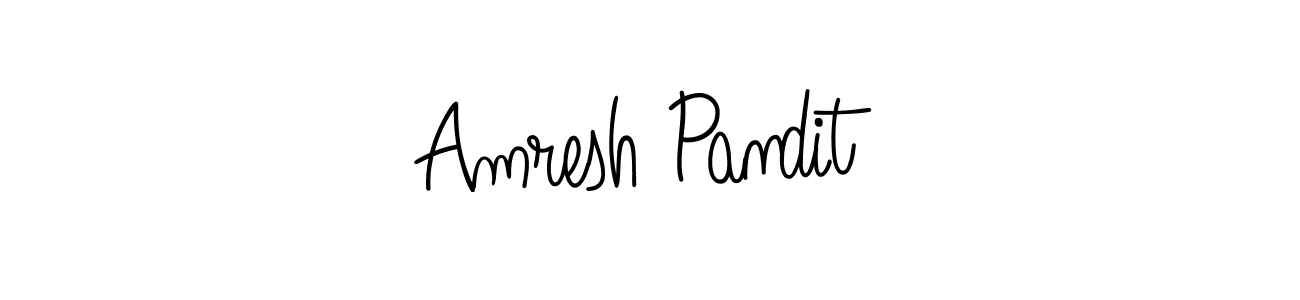 Create a beautiful signature design for name Amresh Pandit. With this signature (Angelique-Rose-font-FFP) fonts, you can make a handwritten signature for free. Amresh Pandit signature style 5 images and pictures png