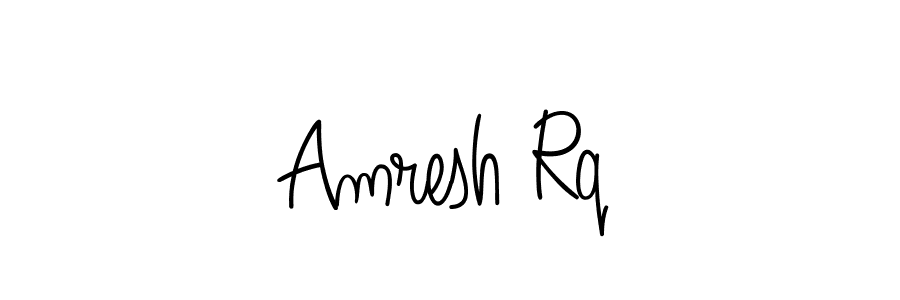 How to make Amresh Rq signature? Angelique-Rose-font-FFP is a professional autograph style. Create handwritten signature for Amresh Rq name. Amresh Rq signature style 5 images and pictures png