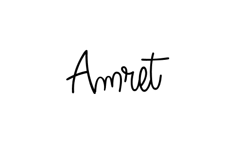 Amret stylish signature style. Best Handwritten Sign (Angelique-Rose-font-FFP) for my name. Handwritten Signature Collection Ideas for my name Amret. Amret signature style 5 images and pictures png