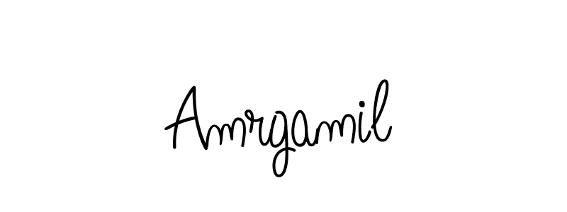 The best way (Angelique-Rose-font-FFP) to make a short signature is to pick only two or three words in your name. The name Amrgamil include a total of six letters. For converting this name. Amrgamil signature style 5 images and pictures png