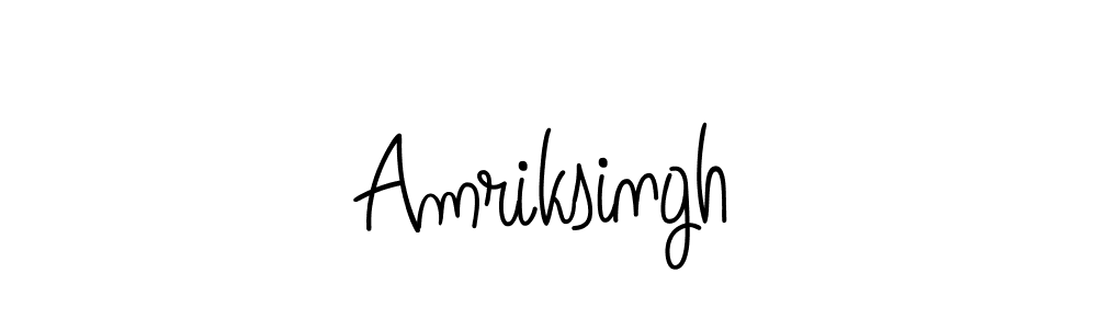 Amriksingh stylish signature style. Best Handwritten Sign (Angelique-Rose-font-FFP) for my name. Handwritten Signature Collection Ideas for my name Amriksingh. Amriksingh signature style 5 images and pictures png