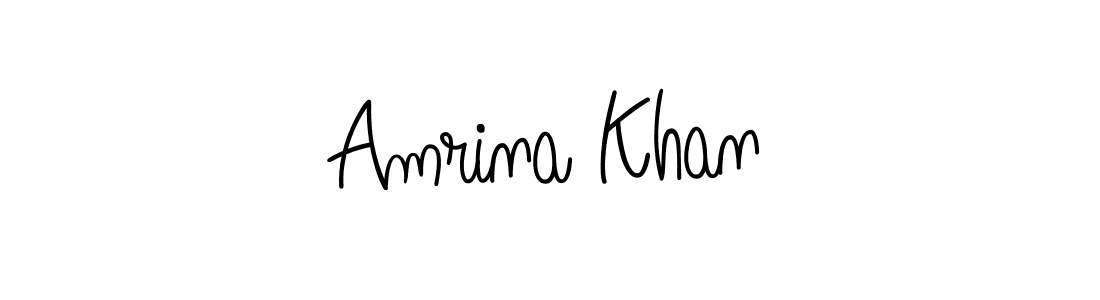 Also we have Amrina Khan name is the best signature style. Create professional handwritten signature collection using Angelique-Rose-font-FFP autograph style. Amrina Khan signature style 5 images and pictures png