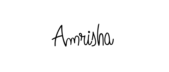 How to Draw Amrisha signature style? Angelique-Rose-font-FFP is a latest design signature styles for name Amrisha. Amrisha signature style 5 images and pictures png