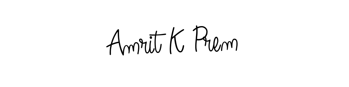 Angelique-Rose-font-FFP is a professional signature style that is perfect for those who want to add a touch of class to their signature. It is also a great choice for those who want to make their signature more unique. Get Amrit K Prem name to fancy signature for free. Amrit K Prem signature style 5 images and pictures png