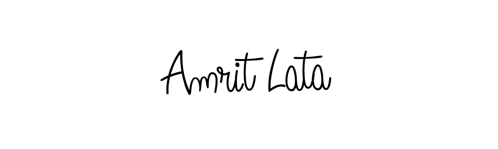 Make a short Amrit Lata signature style. Manage your documents anywhere anytime using Angelique-Rose-font-FFP. Create and add eSignatures, submit forms, share and send files easily. Amrit Lata signature style 5 images and pictures png