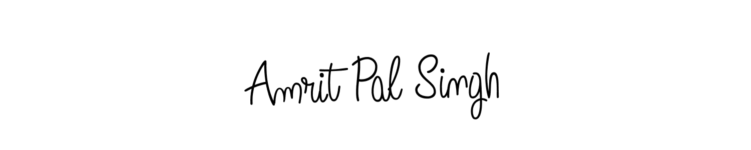 Amrit Pal Singh stylish signature style. Best Handwritten Sign (Angelique-Rose-font-FFP) for my name. Handwritten Signature Collection Ideas for my name Amrit Pal Singh. Amrit Pal Singh signature style 5 images and pictures png