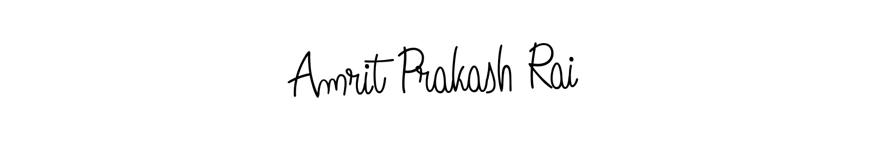 Create a beautiful signature design for name Amrit Prakash Rai. With this signature (Angelique-Rose-font-FFP) fonts, you can make a handwritten signature for free. Amrit Prakash Rai signature style 5 images and pictures png