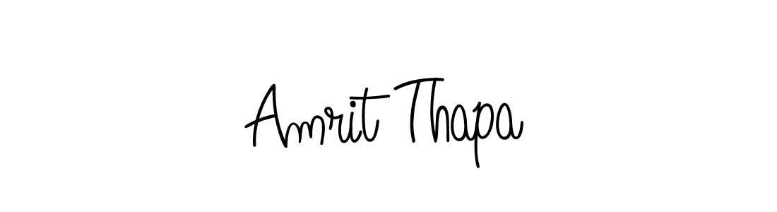 Also we have Amrit Thapa name is the best signature style. Create professional handwritten signature collection using Angelique-Rose-font-FFP autograph style. Amrit Thapa signature style 5 images and pictures png