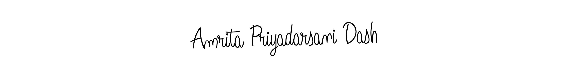 Use a signature maker to create a handwritten signature online. With this signature software, you can design (Angelique-Rose-font-FFP) your own signature for name Amrita Priyadarsani Dash. Amrita Priyadarsani Dash signature style 5 images and pictures png