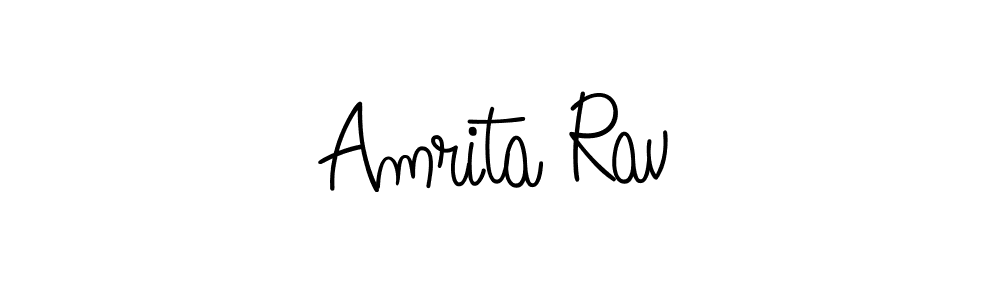 Amrita Rav stylish signature style. Best Handwritten Sign (Angelique-Rose-font-FFP) for my name. Handwritten Signature Collection Ideas for my name Amrita Rav. Amrita Rav signature style 5 images and pictures png