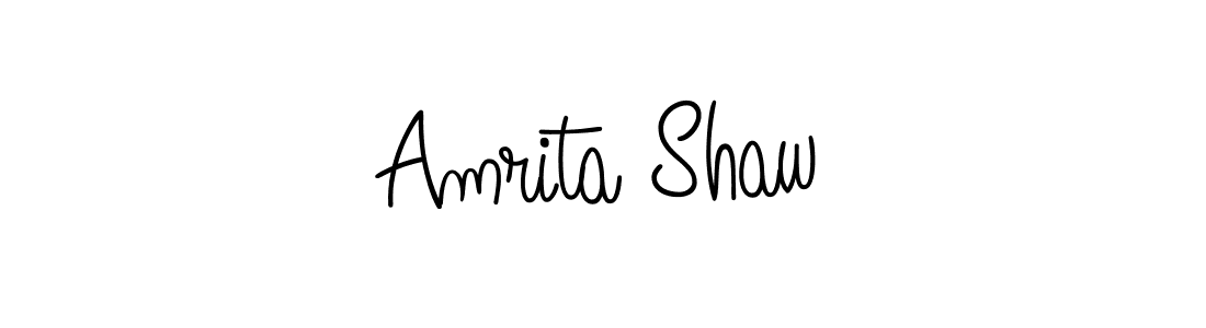 How to make Amrita Shaw name signature. Use Angelique-Rose-font-FFP style for creating short signs online. This is the latest handwritten sign. Amrita Shaw signature style 5 images and pictures png