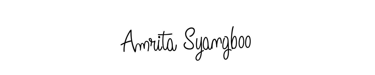 How to Draw Amrita Syangboo signature style? Angelique-Rose-font-FFP is a latest design signature styles for name Amrita Syangboo. Amrita Syangboo signature style 5 images and pictures png