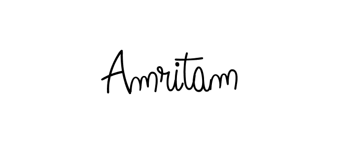 Make a beautiful signature design for name Amritam. With this signature (Angelique-Rose-font-FFP) style, you can create a handwritten signature for free. Amritam signature style 5 images and pictures png