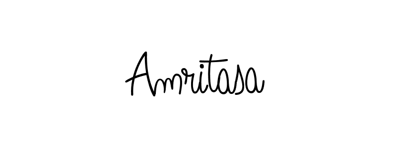 Make a beautiful signature design for name Amritasa. With this signature (Angelique-Rose-font-FFP) style, you can create a handwritten signature for free. Amritasa signature style 5 images and pictures png