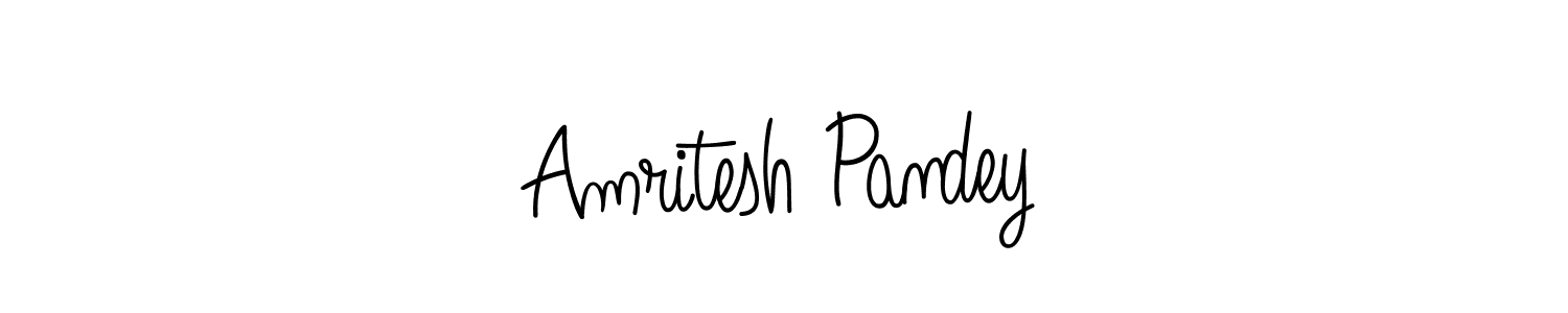 Design your own signature with our free online signature maker. With this signature software, you can create a handwritten (Angelique-Rose-font-FFP) signature for name Amritesh Pandey. Amritesh Pandey signature style 5 images and pictures png