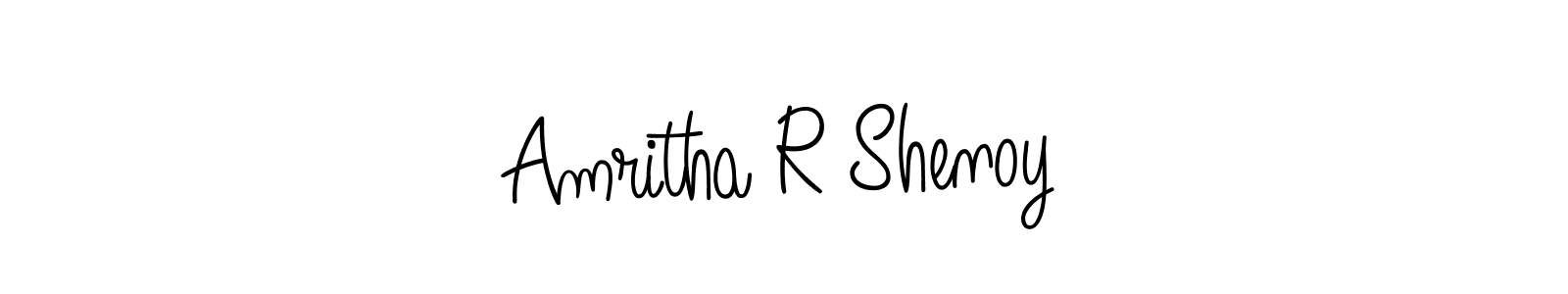 Also You can easily find your signature by using the search form. We will create Amritha R Shenoy name handwritten signature images for you free of cost using Angelique-Rose-font-FFP sign style. Amritha R Shenoy signature style 5 images and pictures png