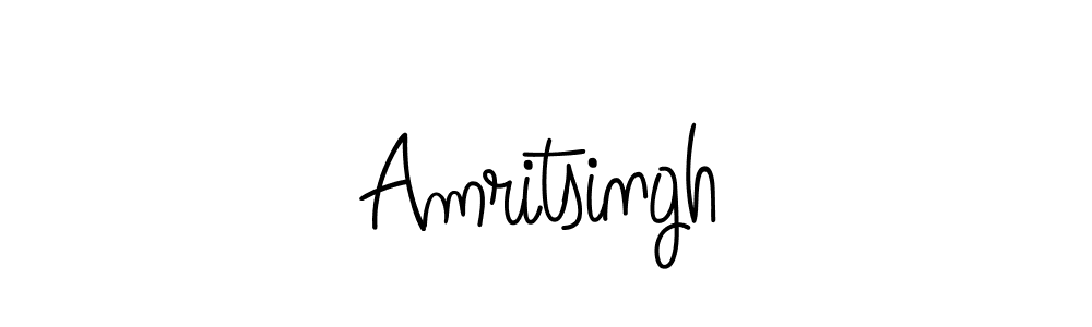 Amritsingh stylish signature style. Best Handwritten Sign (Angelique-Rose-font-FFP) for my name. Handwritten Signature Collection Ideas for my name Amritsingh. Amritsingh signature style 5 images and pictures png