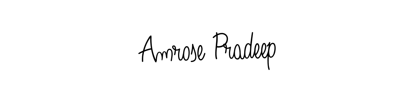 Similarly Angelique-Rose-font-FFP is the best handwritten signature design. Signature creator online .You can use it as an online autograph creator for name Amrose Pradeep. Amrose Pradeep signature style 5 images and pictures png