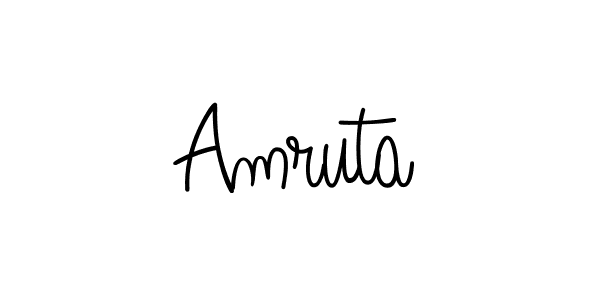 How to make Amruta signature? Angelique-Rose-font-FFP is a professional autograph style. Create handwritten signature for Amruta name. Amruta signature style 5 images and pictures png