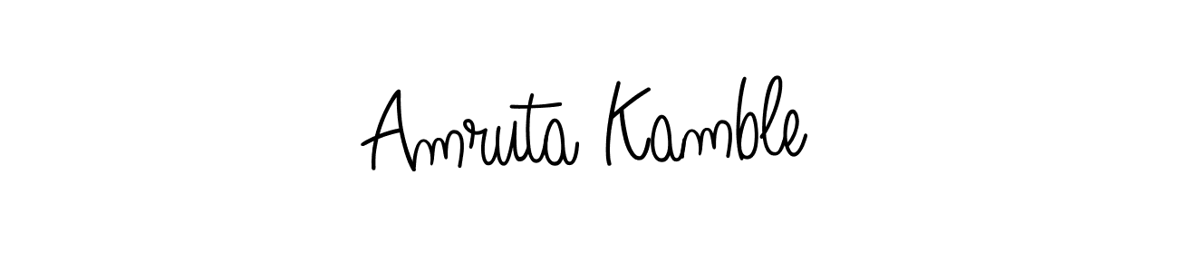Also You can easily find your signature by using the search form. We will create Amruta Kamble name handwritten signature images for you free of cost using Angelique-Rose-font-FFP sign style. Amruta Kamble signature style 5 images and pictures png